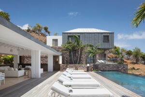 Heated infinity pool with sun loungers, Villa Felicita